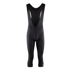 Kalhoty FORCE MAZE 3/4 se šráky a vložkou, černé