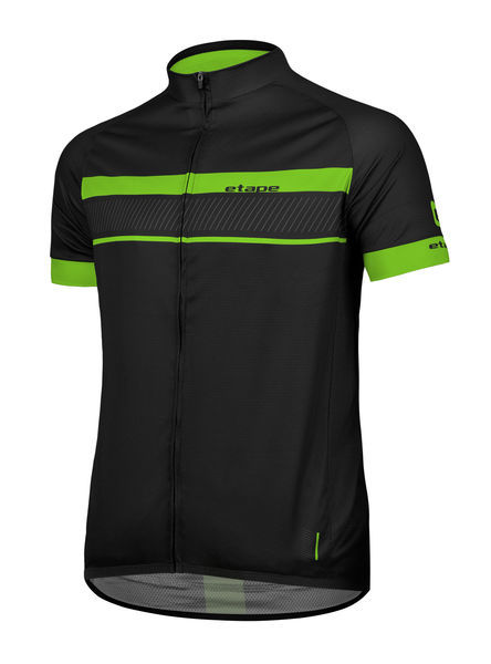 Pánský cyklistický dres ETAPE DREAM 2.0, vel. XL černá/zelená