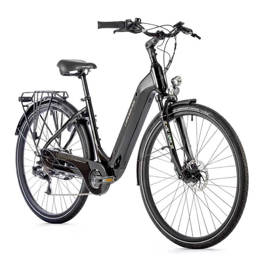 Městské elektrokolo Leader Fox INDUKTORA 28" 2023-1, černá - ZDARMA dopravné, odborná montáž a seřízení!