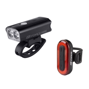 Světla sada FORCE DIVER ARC USB přední + zadní