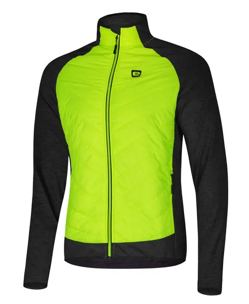 Pánská bunda/mikina ETAPE CRUX 2.0, žlutá fluo/černá, velikost XXL