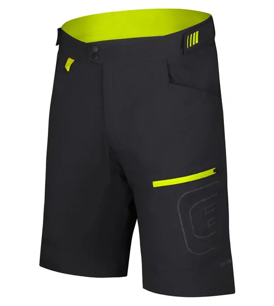 Pánské volné kalhoty ETAPE FREEDOM 3.0, černá/limeta, velikost 4XL