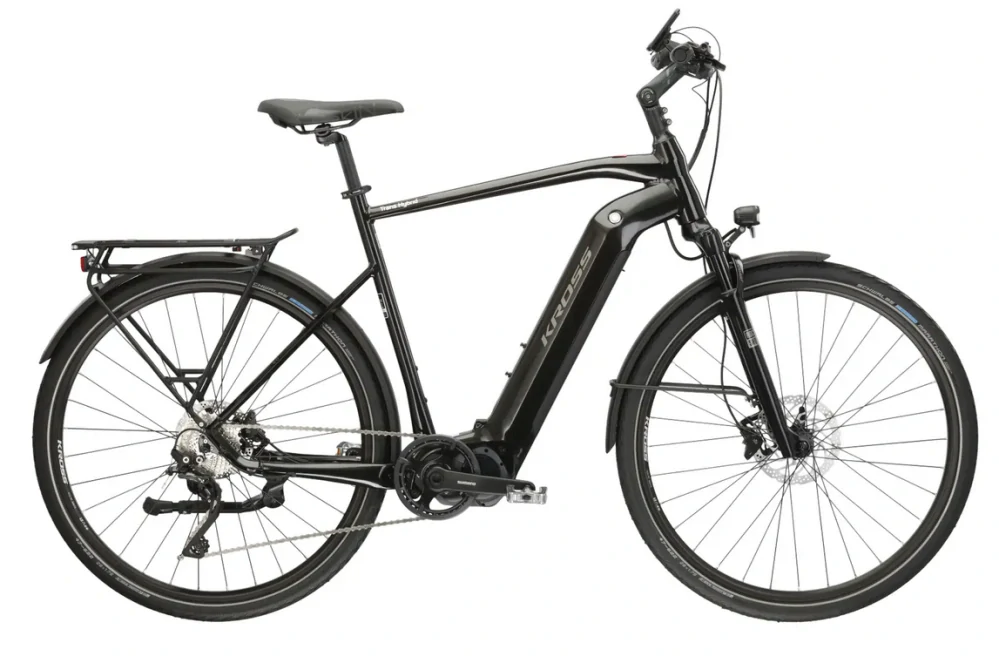 KROSS TRANS HYBRID 6.0, rám 21", 2025, pneu 28", barva černá - ZDARMA dopravné, odborná montáž, seřízení a dárkový poukaz na nákup příslušenství!