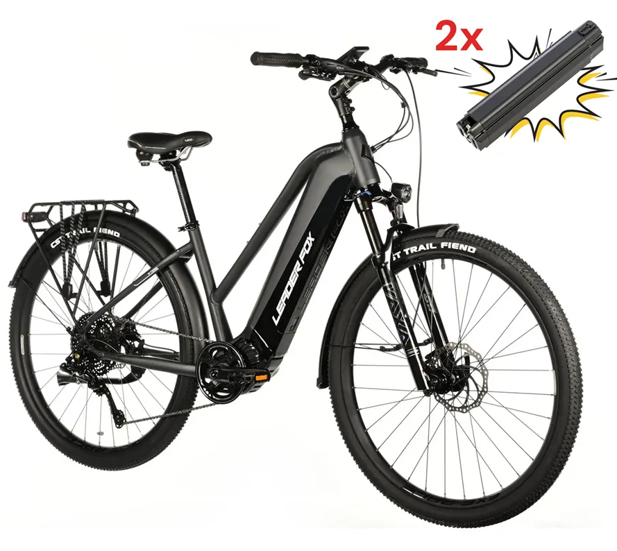 Leader Fox BARNET dámské, rám 16,5", 2025-1, grey - ZDARMA dopravné, odborná montáž, seřízení a druhá baterie za 1,- Kč!