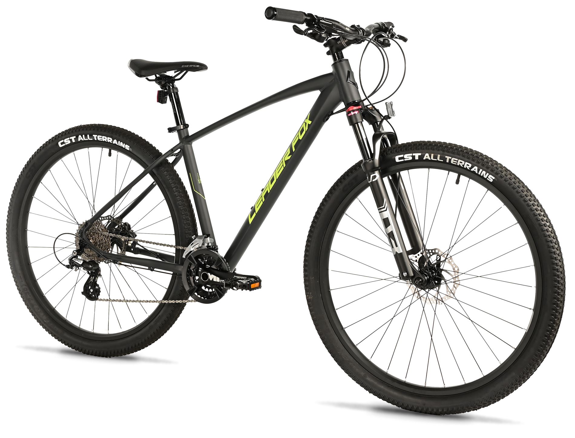 Leader Fox EVOLUTION 29", rám 16" (XS), model 2025-1, grey matt/yellow- ZDARMA dopravné, seřízení, odborná montáž a sada světel!
