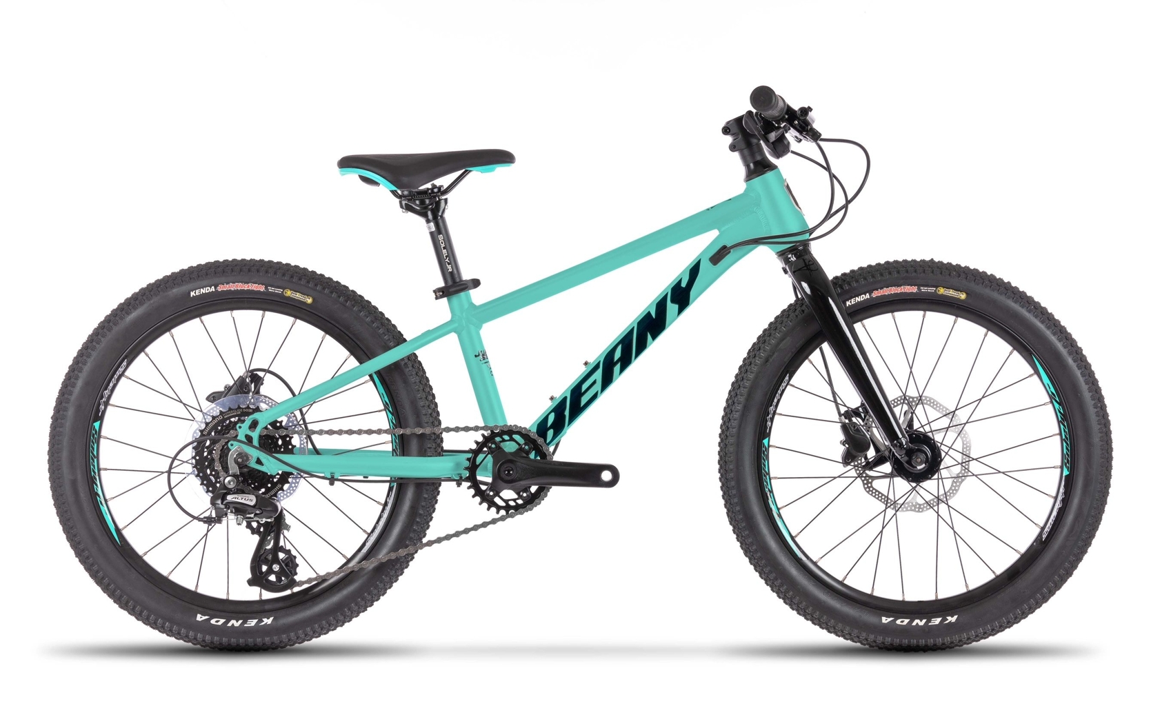 Dětské kolo Beany BLASTER XC model 2025, pneu 24" barva mint - ZDARMA dopravné, seřízení, odborná montáž a sada světel!