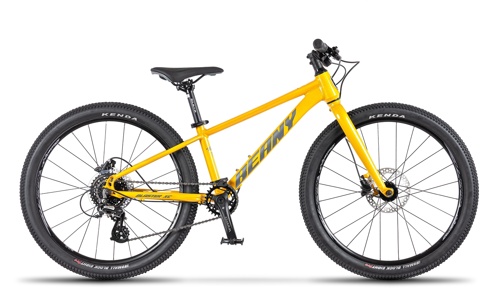 Dětské kolo Beany BLASTER XC model 2025, pneu 24" barva yellow - ZDARMA dopravné, seřízení, odborná montáž a sada světel!