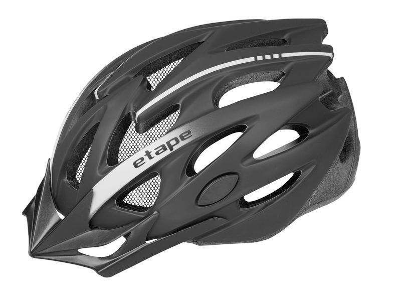 Cyklistická přilba na kolo Etape TWISTER, barva černá/bílá mat