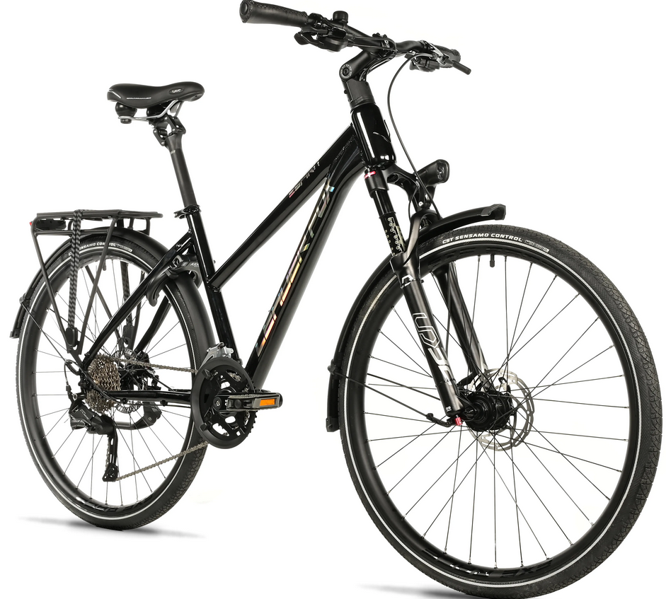 Leader Fox ESPIRIT dámské, rám 18" (M), model 2025-1, black/silver - ZDARMA dopravné, odborná montáž, seřízení!