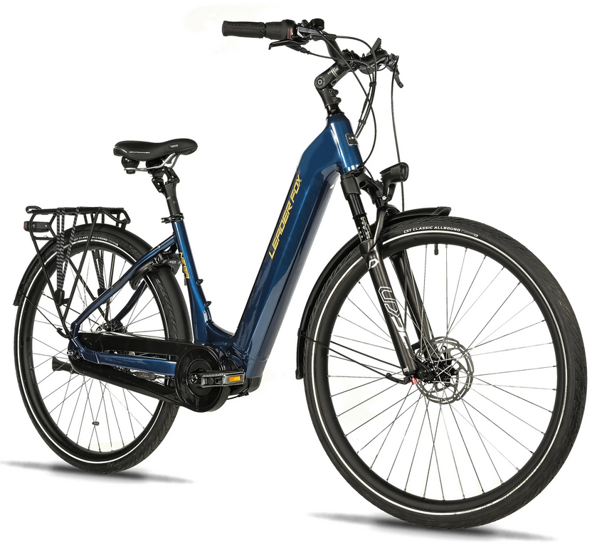 Leader Fox NEBA, pneu 28", model 2025-1, barva modrá tiger - ZDARMA dopravné, odborná montáž a seřízení!