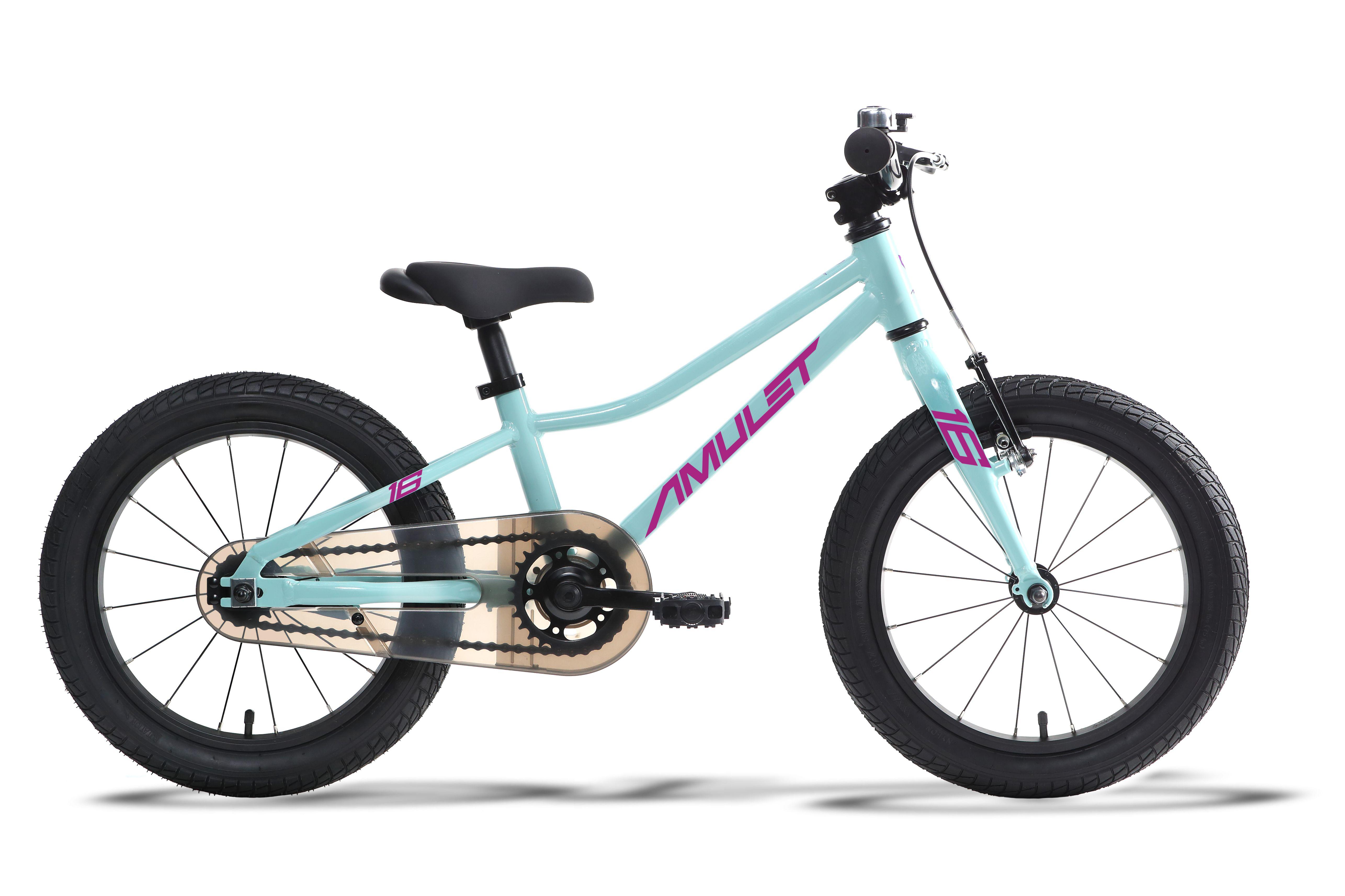 AMULET Fun 16", model 2026, celeste blue/purple - ZDARMA dopravné, seřízení, odborná montáž a blikačky TWINS!