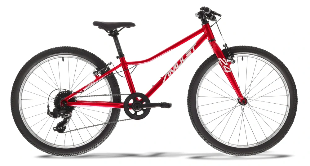 AMULET Fun 24", model 2026, metallic red/silver - ZDARMA dopravné, seřízení, odborná montáž a blikačky TWINS!