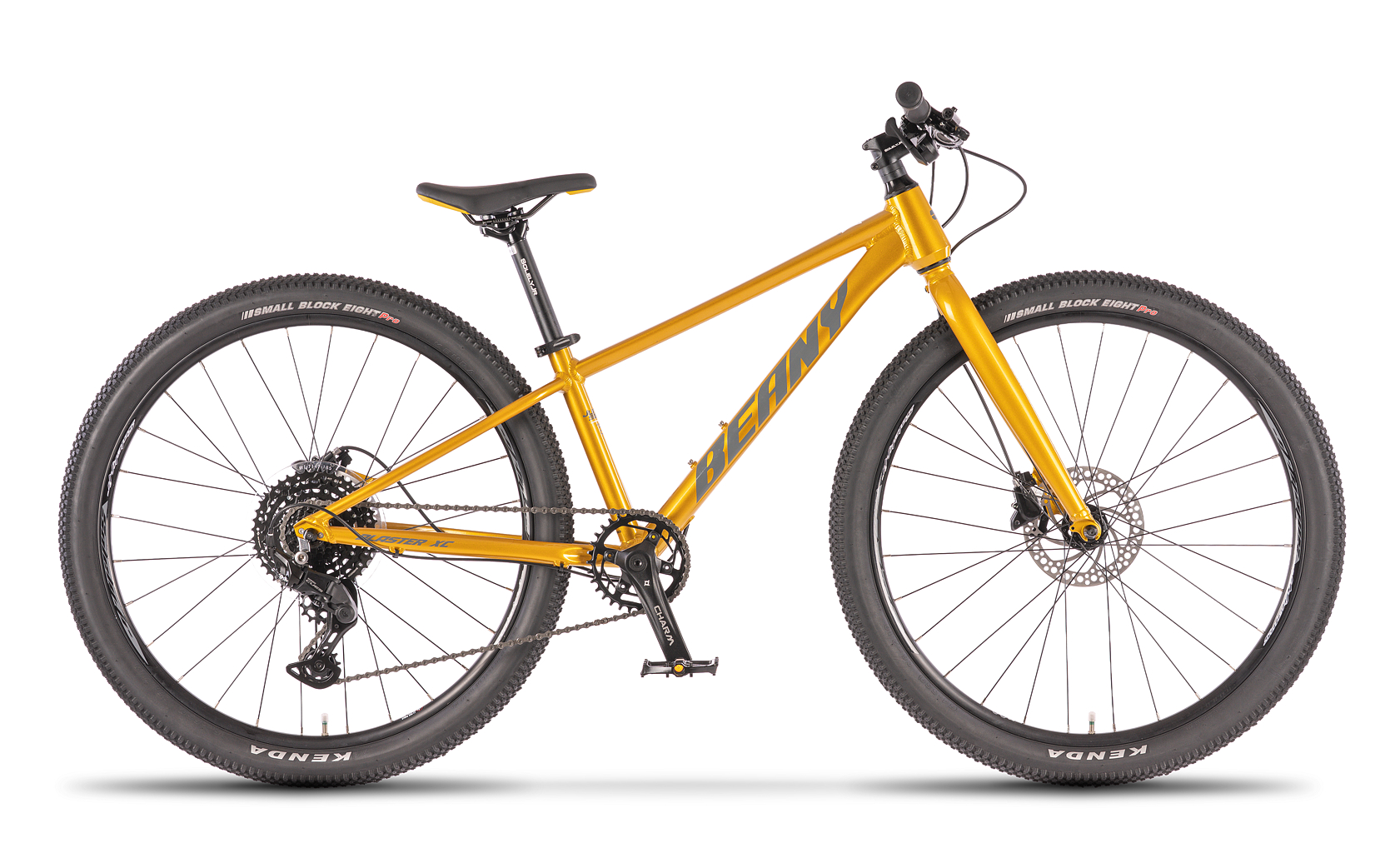 Juniorské kolo Beany BLASTER XC, model 2026, pneu 26", barva gold - ZDARMA dopravné, seřízení, odborná montáž a sada světel!