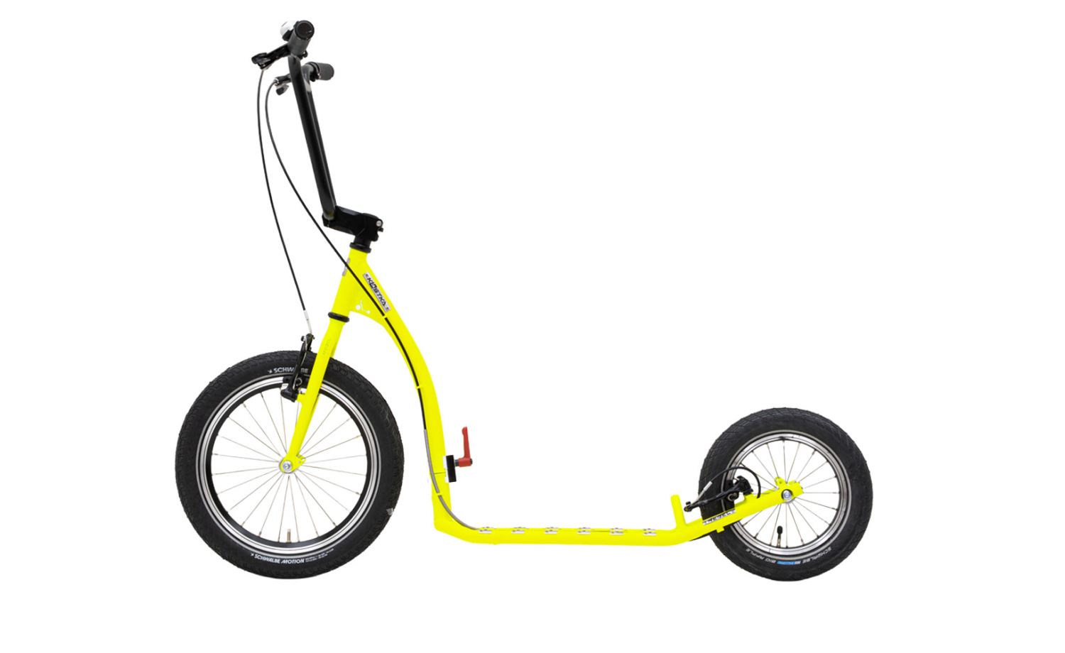 Skládací koloběžka KOSTKA REBEL MAX FOLD (G5), barva neon lemon - ZDARMA dopravné!