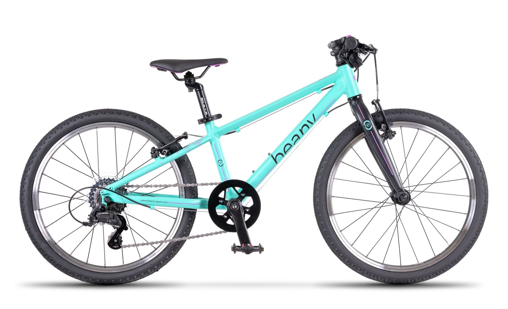 Dětské kolo Beany ZERO 2025, pneu 20", barva turquoise - ZDARMA dopravné, seřízení, odborná montáž a sada světel!