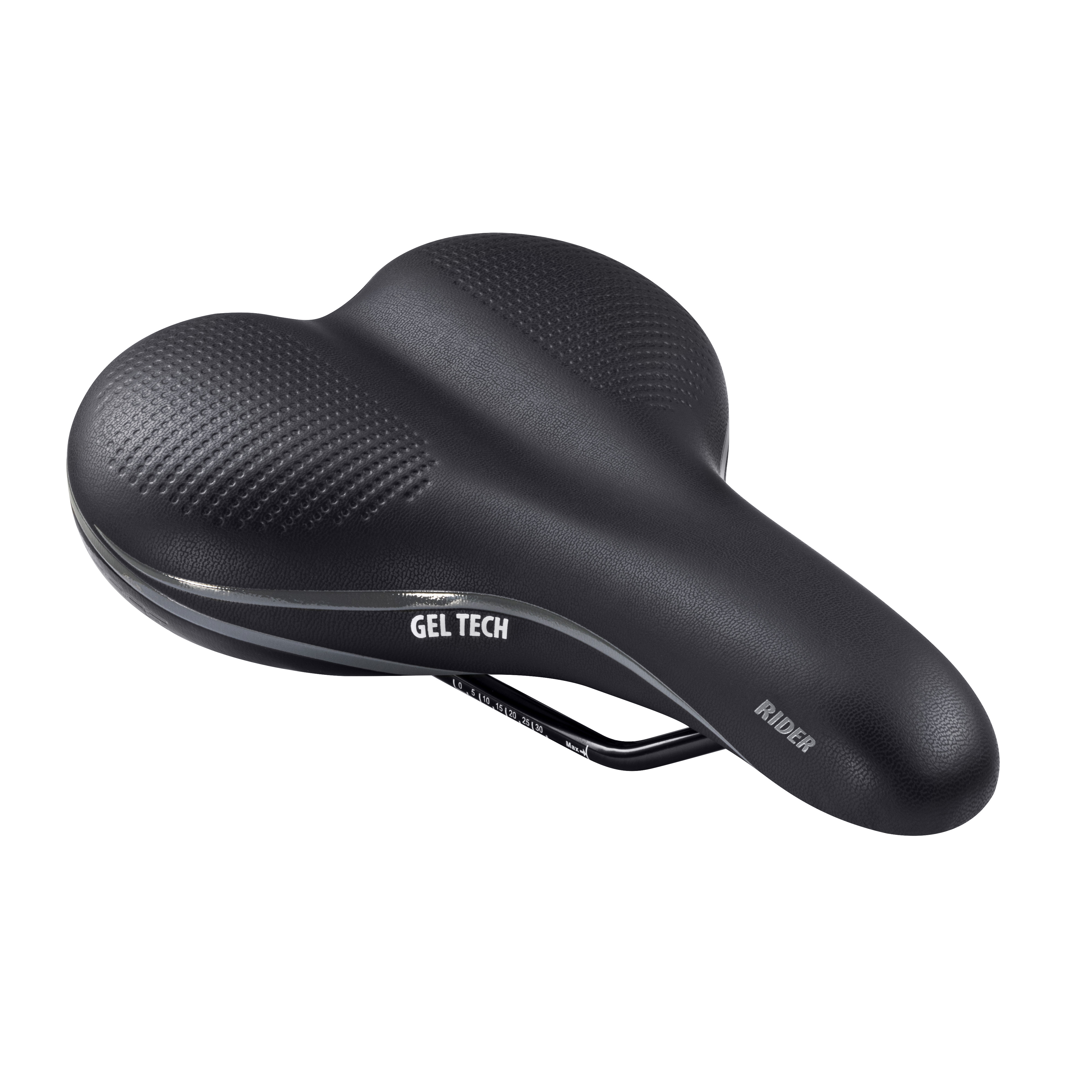 Sedlo FORCE RIDER GEL TECH, černé