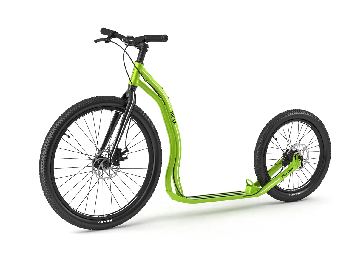 Koloběžka Yedoo Trexx Disc, green - ZDARMA dopravné a blikačky TWINS!