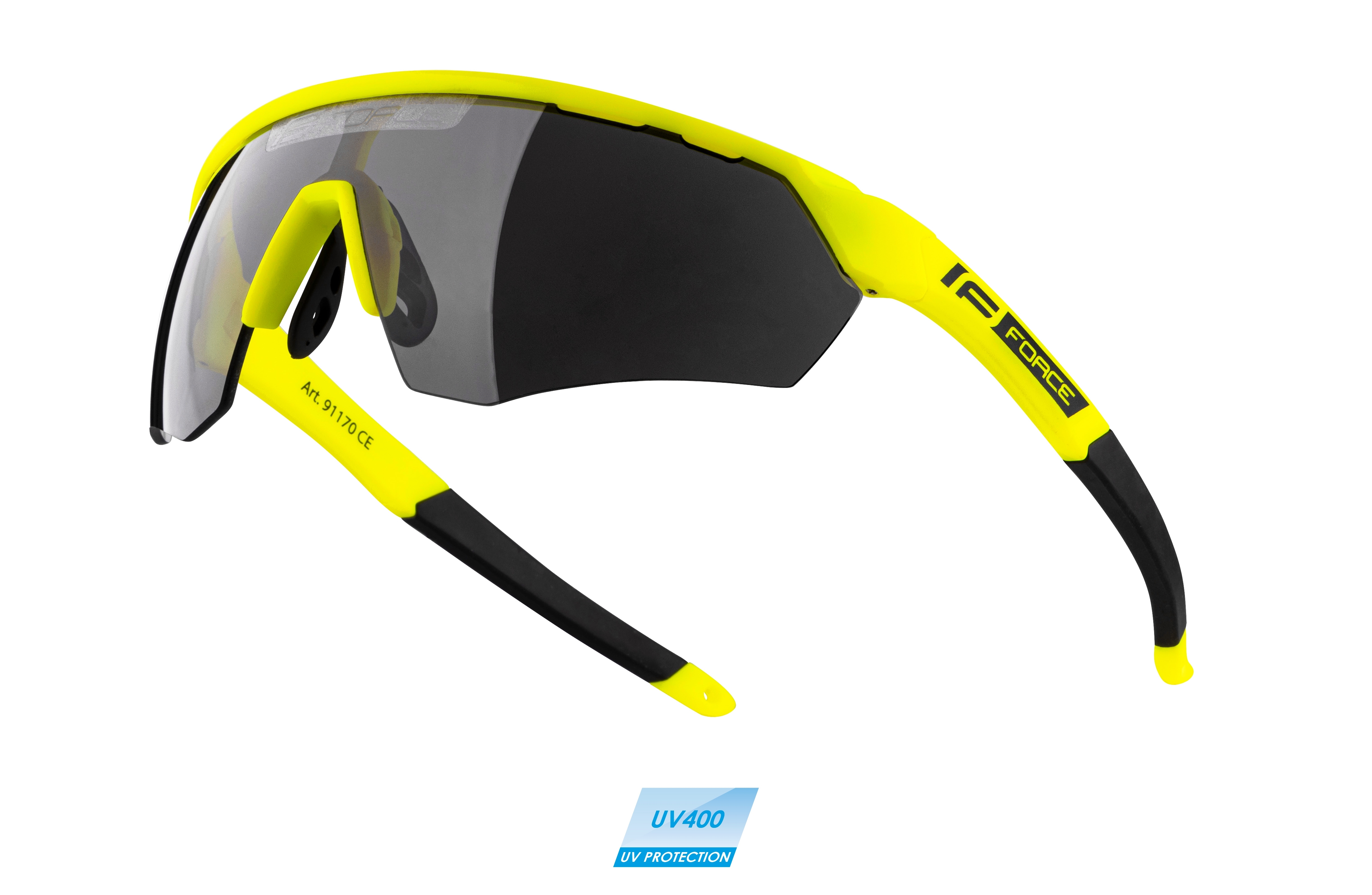 Brýle FORCE ENIGMA fluo mat, černá skla