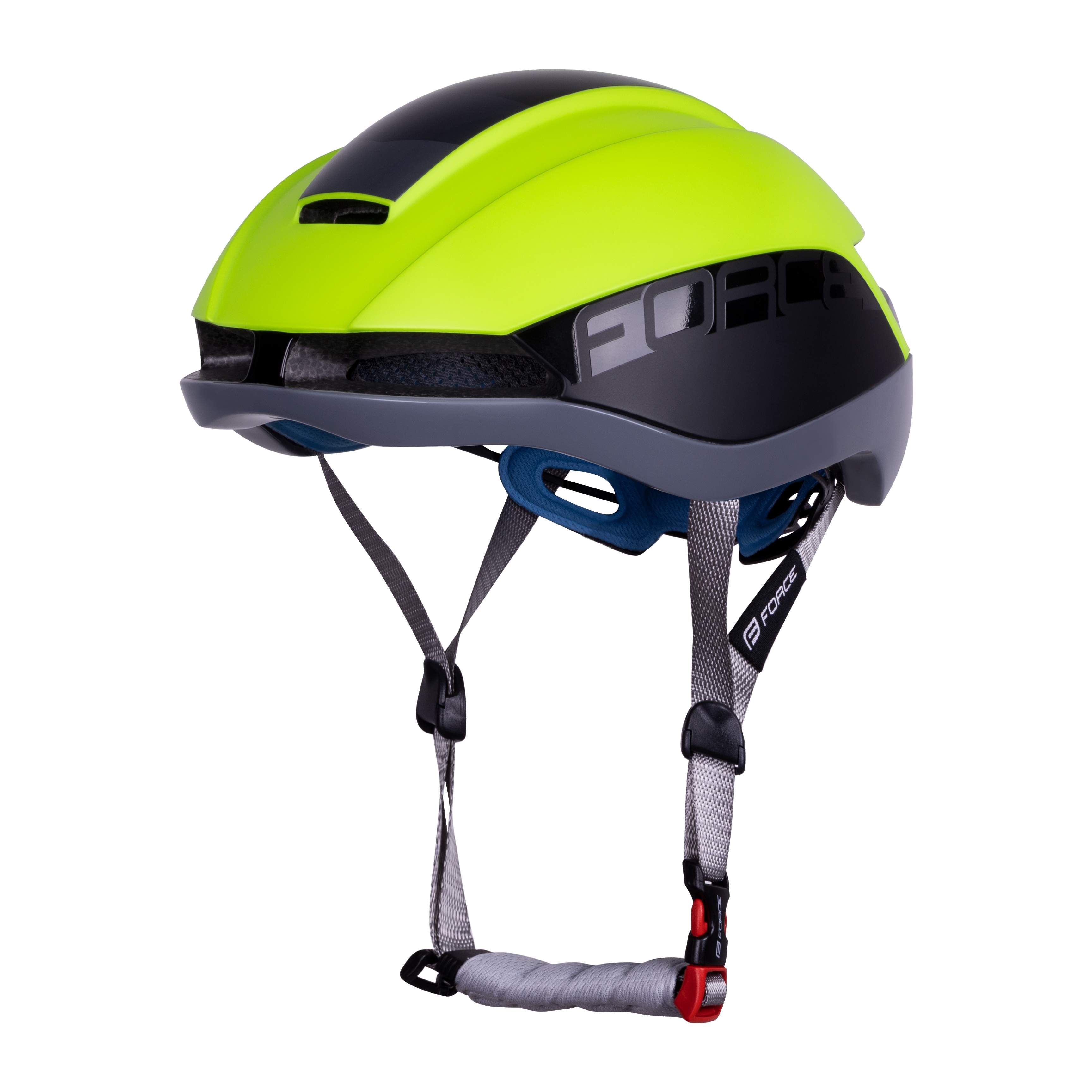 Přilba FORCE ORCA, fluo mat-šedá