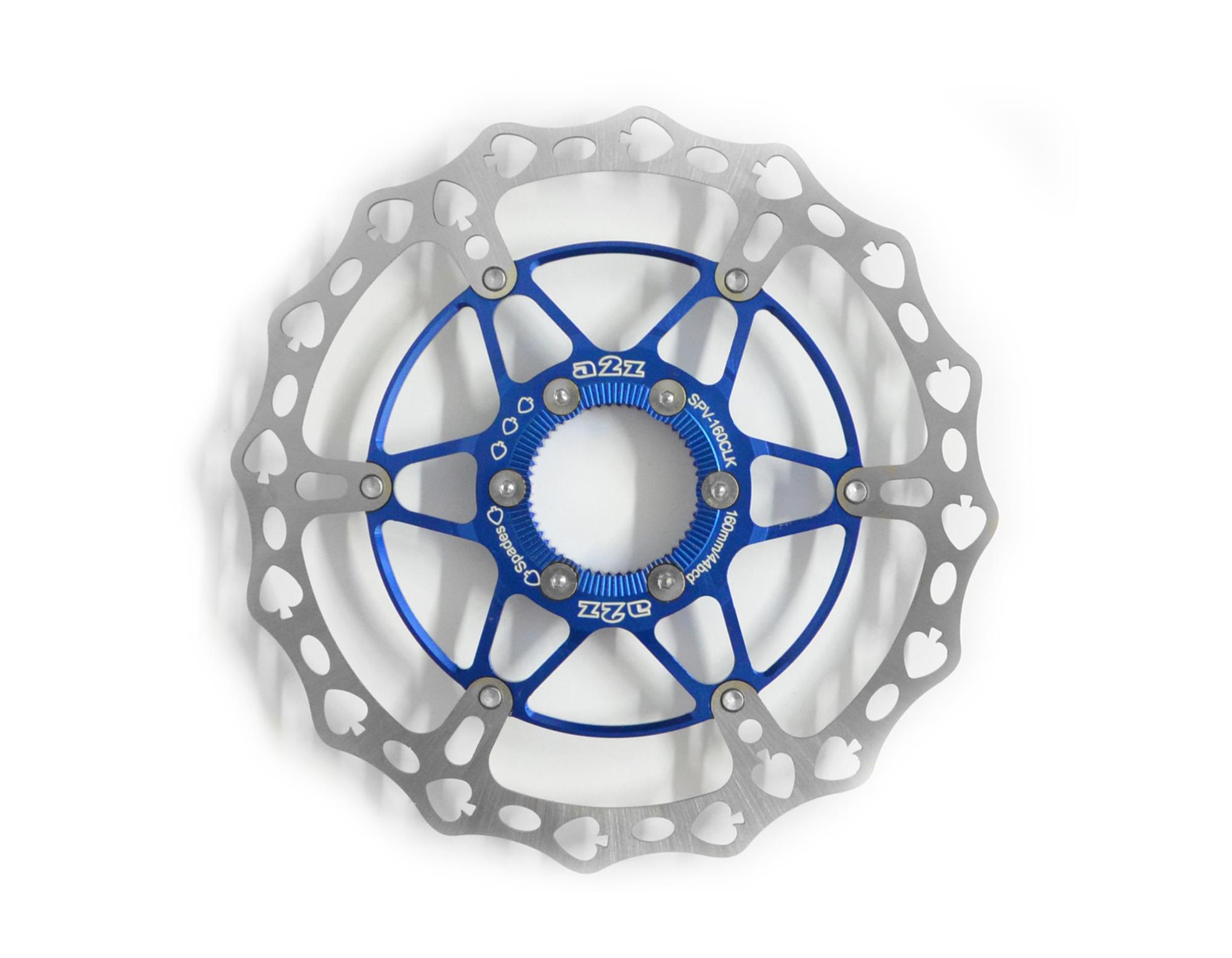 Brzdový kotouč A2Z TY-SPV-160TSC modrá centerlock