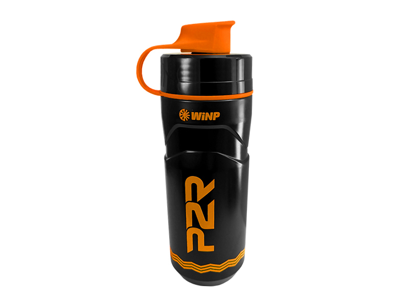 Termo láhev P2R TERMICA 600 ml, black-orange