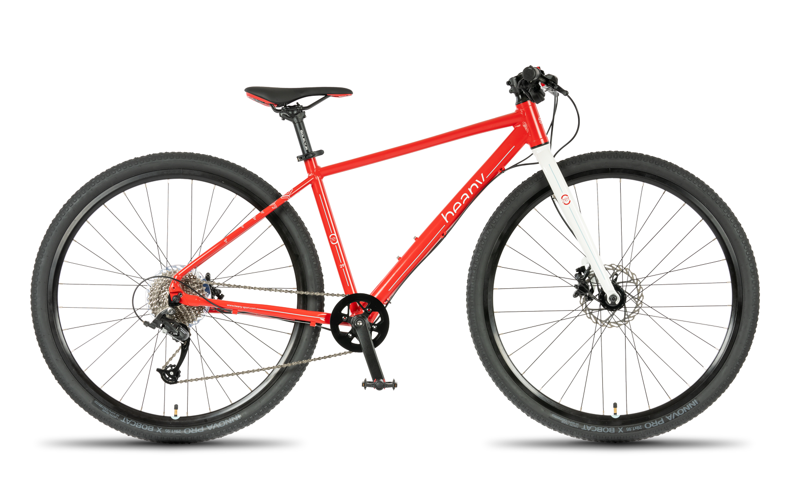 Beany ZERO 29", rám 17", model 2025, barva red - ZDARMA dopravné, seřízení, odborná montáž a sada světel!