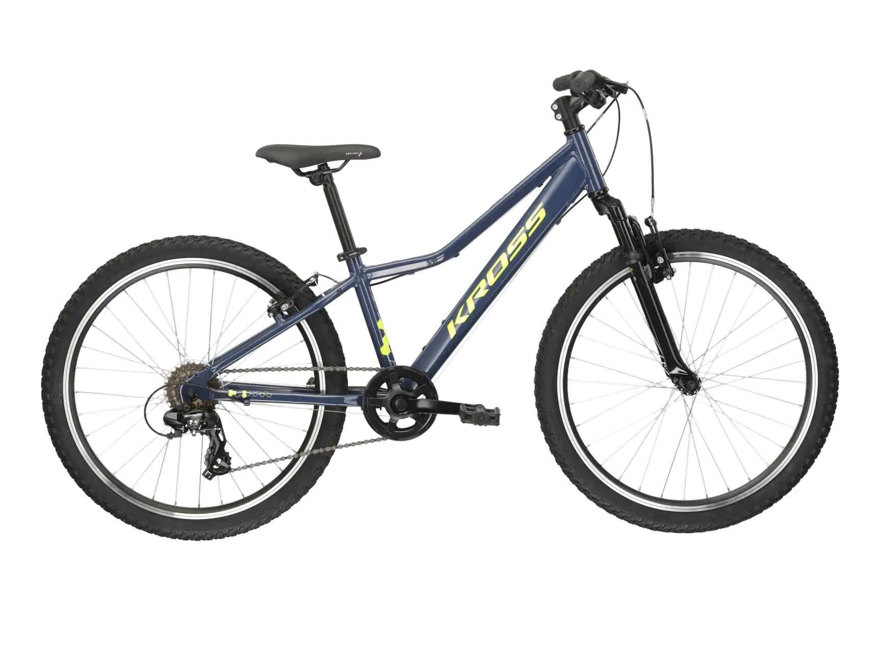 KROSS HEXAGON JR 1.0 2025, pneu 24", barva tmavě modrá - ZDARMA dopravné, odborná montáž, seřízení a sada světel TWINS!