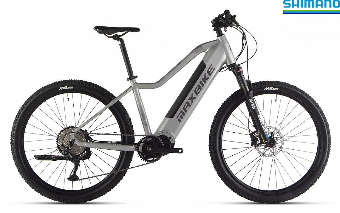 MAXBIKE FREYA 2.1, šedá, pneu 27,5", baterie 20Ah/720Wh - ZDARMA dopravné, odborná montáž a seřízení!