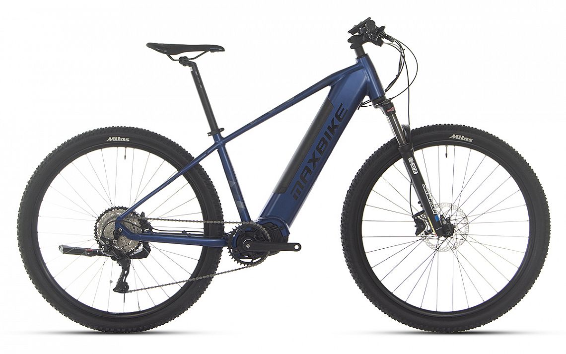 MAXBIKE HAKON 2.1 modrý, pneu 29", baterie 20Ah/720Wh - ZDARMA dopravné, odborná montáž, seřízení a zámek ABUS!