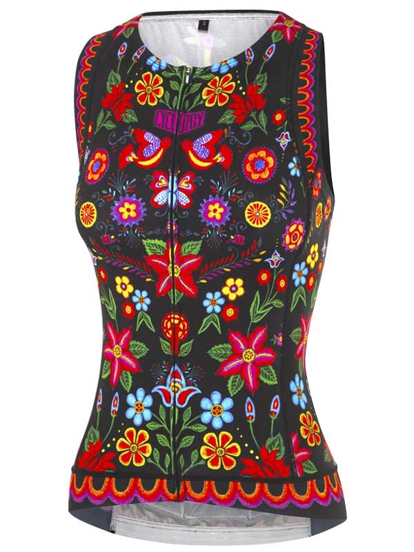 Cyklodres bez rukávů CYCOLOGY Frida Black, dámský