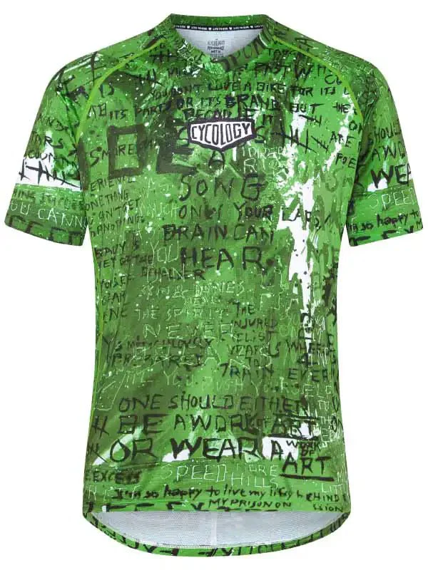MTB dres CYCOLOGY Baz, pánský, krátký rukáv