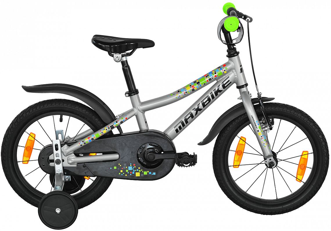 MAXBIKE KID 16", barva šedá - ZDARMA dopravné, odborná montáž a seřízení !