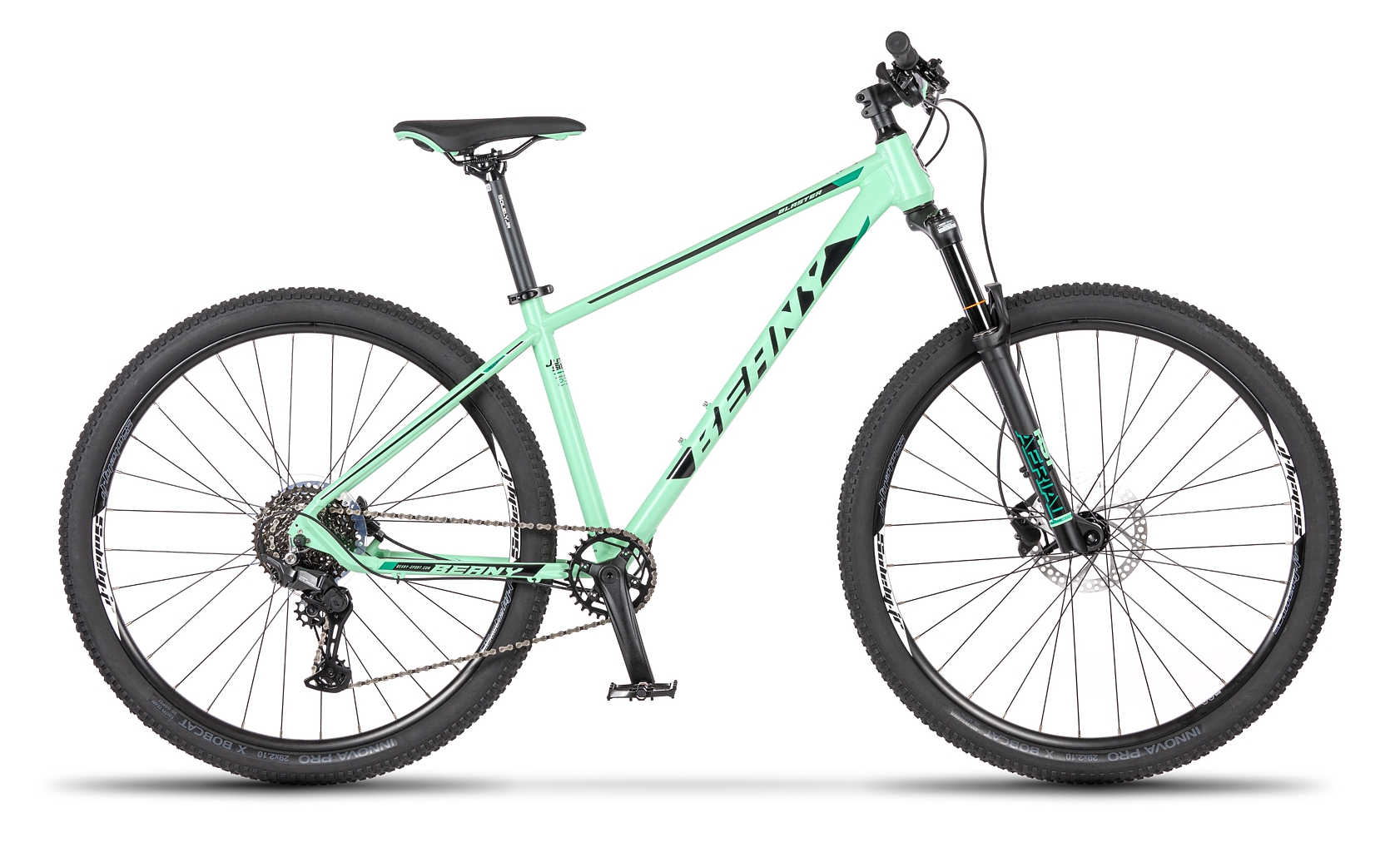 Horské kolo Beany BLASTER model 2025, rám 17" pneu 29", barva light green - ZDARMA dopravné, seřízení, odborná montáž a sada světel!