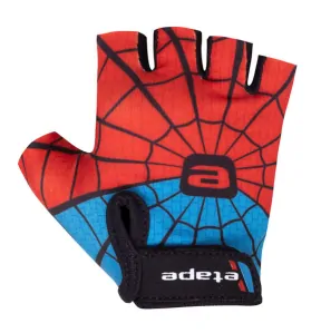 Dětské cyklistické rukavice ETAPE Tiny, červená/modrá