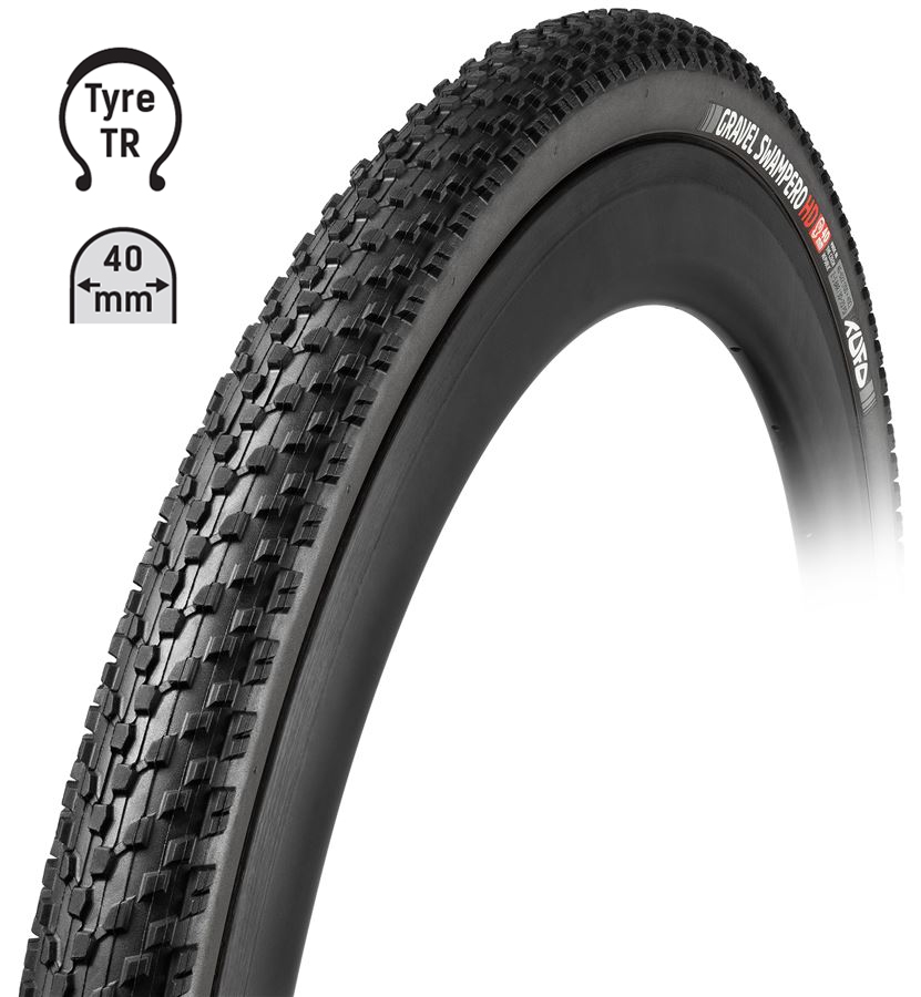 Plášť TUFO Gravel SWAMPERO HD 700 x 40C, bezdušový černý