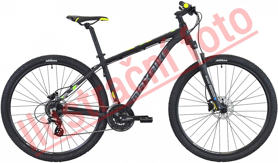 MAXBIKE TAUPO 29", barva černo/žlutá - ZDARMA dopravné, odborná montáž, seřízení a zadní světlo KLS! 