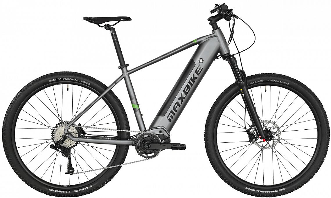 MAXBIKE HAKON 2.0 šedý, pneu 29", baterie 20Ah/720Wh - ZDARMA dopravné, odborná montáž, seřízení a zámek ABUS!