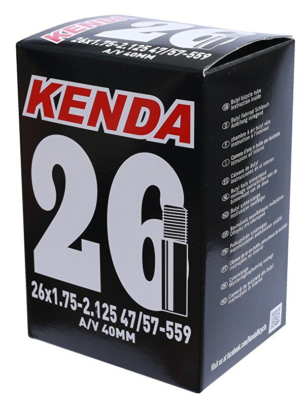 DUŠE KENDA 26x1,75-2,125 (47/57-559), AV 40 mm