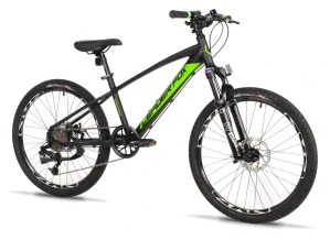 Leader Fox CAPITAN chlapecký 24" 2025-1, black/green - ZDARMA dopravné, seřízení a odborná montáž!
