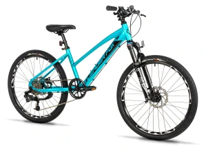 Leader Fox CAPITAN dívčí 24" 2025-4, light blue/black - ZDARMA dopravné, seřízení a odborná montáž!