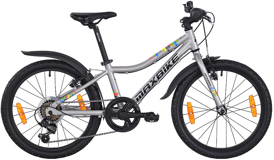 MAXBIKE Junior 20", barva šedá - ZDARMA dopravné, odborná montáž a seřízení!