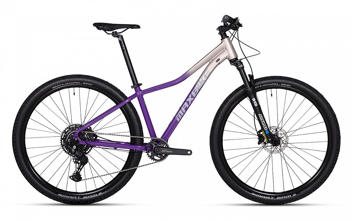 MAXBIKE TAUPO LADY 29", 2025,  barva fialová - ZDARMA dopravné, odborná montáž, seřízení a sada světel!