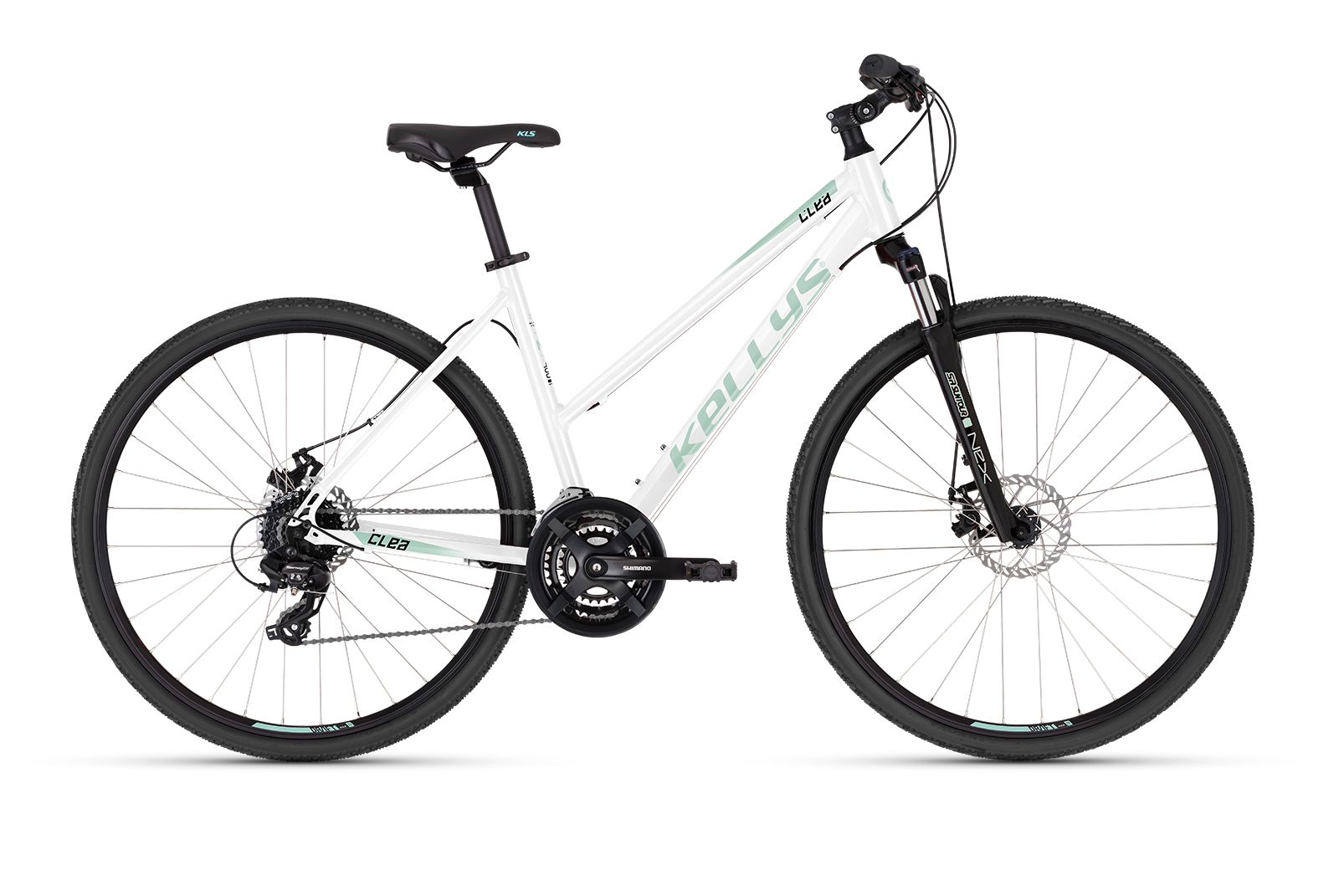 Kellys Clea 70 Frost White 28", 2025 - ZDARMA dopravné, seřízení, odborná montáž a zadní světlo KLS!