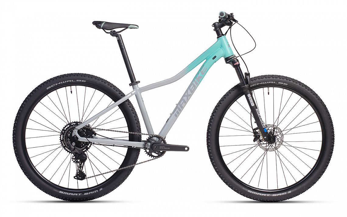 MAXBIKE TAUPO LADY 29", 2025,  barva tyrkysová, rám 17"(L) - ZDARMA dopravné, odborná montáž, seřízení a sada světel!