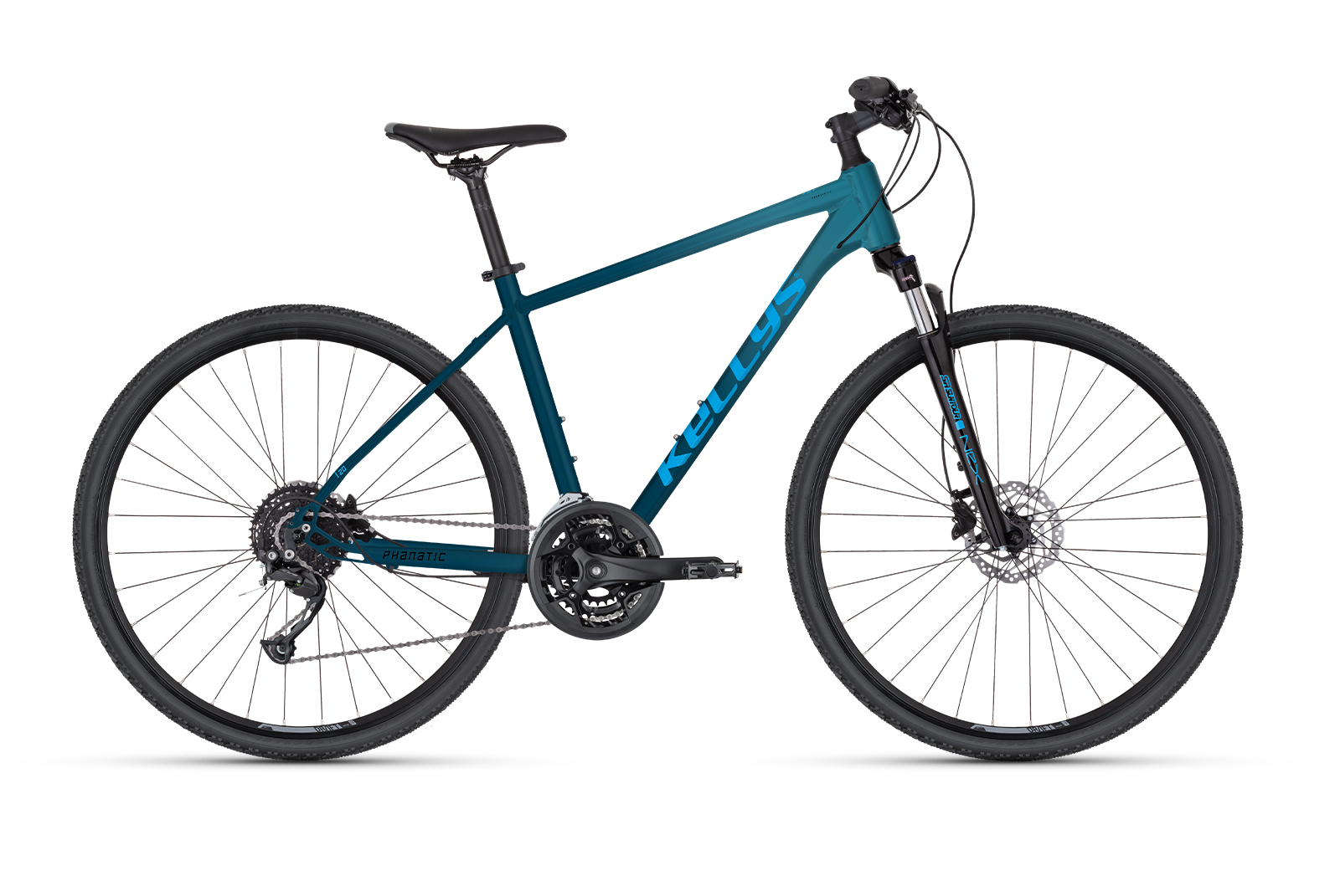 Kellys Phanatic 20 Blue 2025, 28" - ZDARMA dopravné, seřízení, odborná montáž a sada světel!