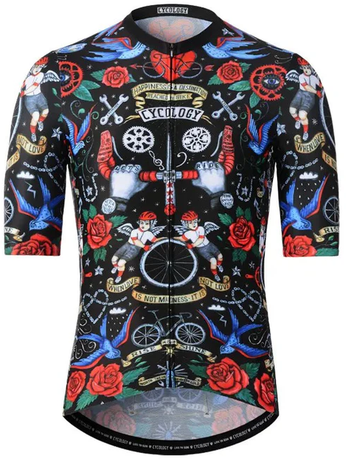 Cyklodres CYCOLOGY Velo Tattoo OG Reborn, men, krátký rukáv