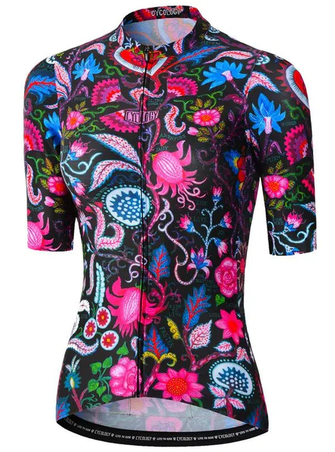 Cyklodres CYCOLOGY Secret Garden Reborn, dámský, krátký rukáv
