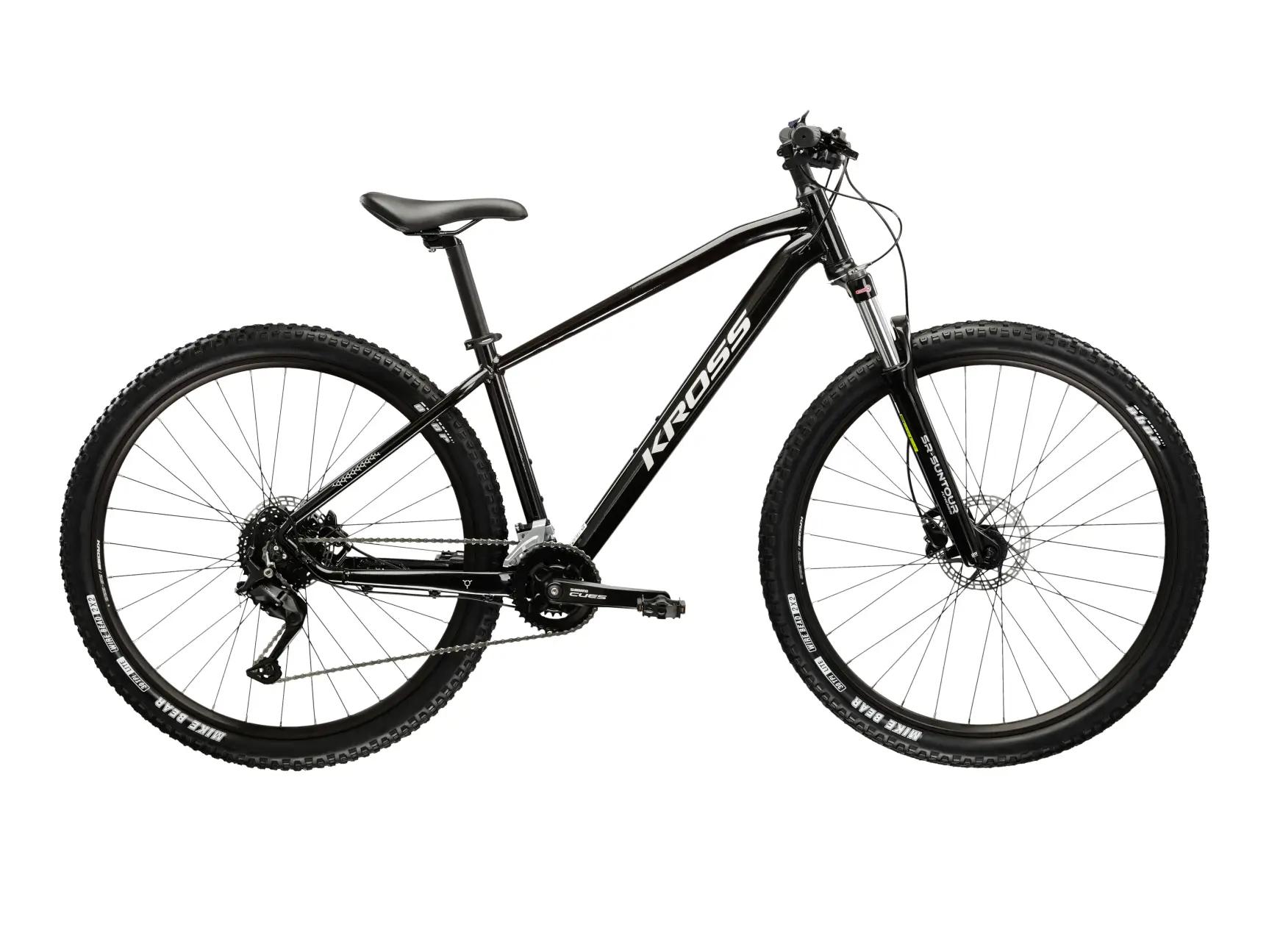 KROSS HEXAGON 5.0, model 2026, pneu 27,5", barva černá/stříbrná - ZDARMA dopravné, seřízení, odborná montáž a sada světel!
