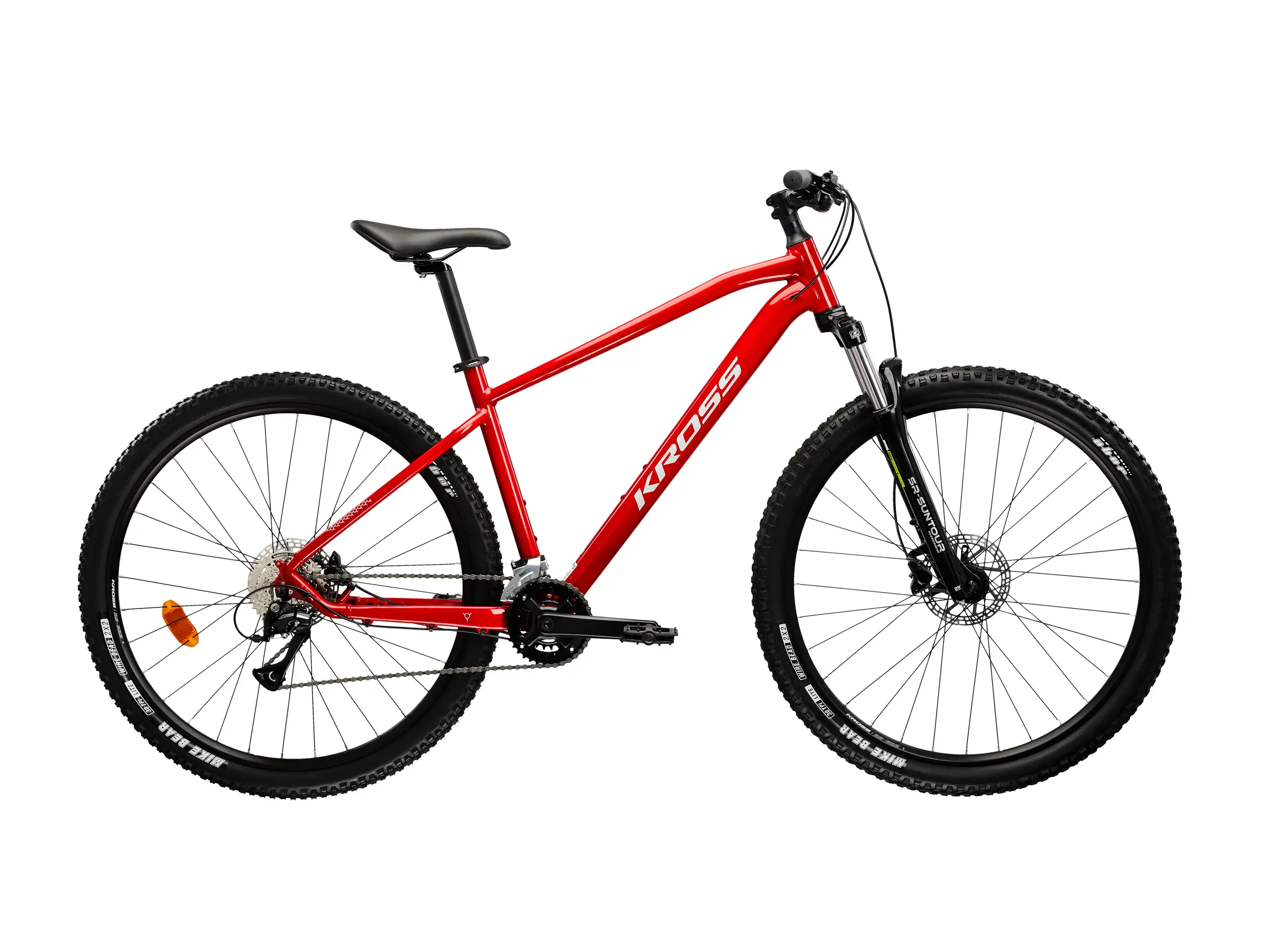 KROSS HEXAGON 4.0, model 2025, pneu 29", barva červená/stříbrná - ZDARMA dopravné, odborná montáž, seřízení a sada světel!