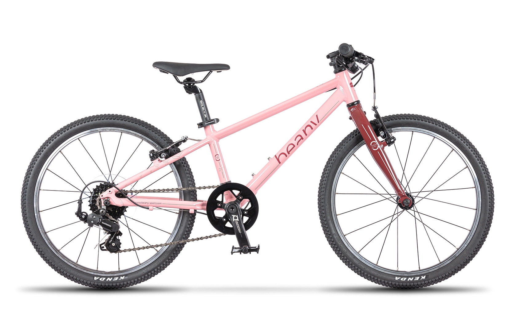 Dětské kolo Beany ZERO 2025, pneu 20" barva pink/red - ZDARMA dopravné, seřízení, odborná montáž a sada světel!